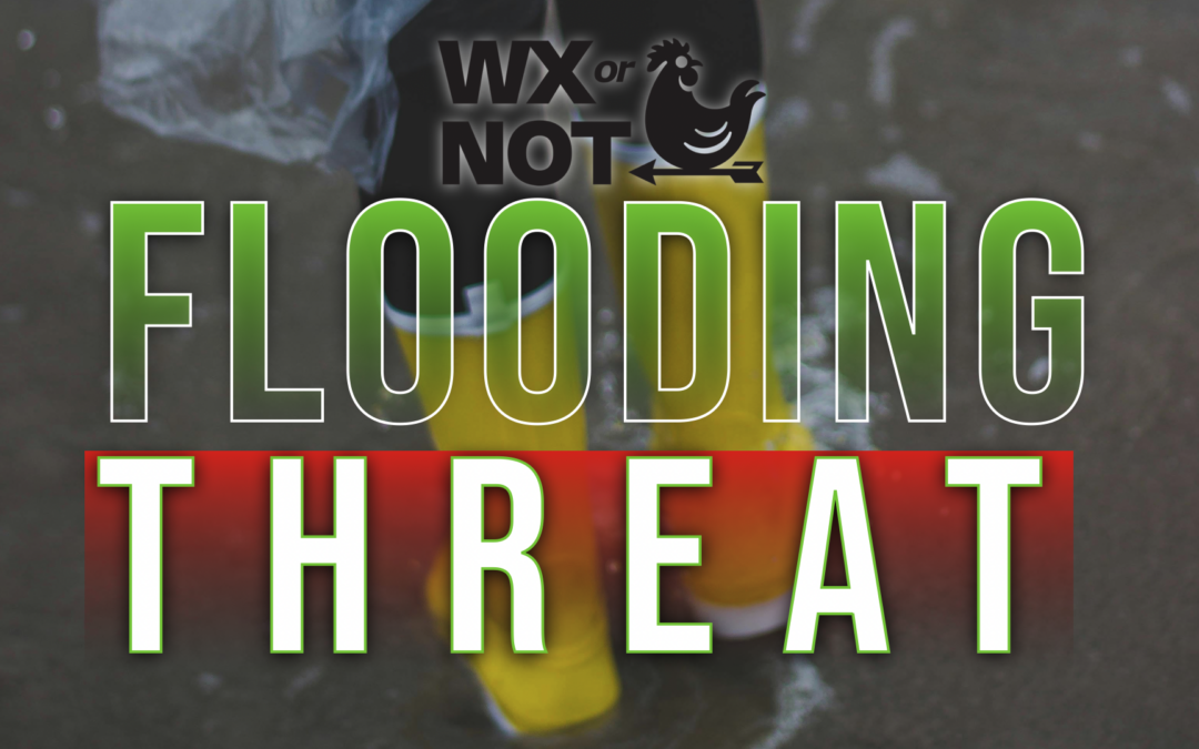 This weekend features a flooding threat